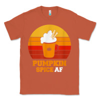 Copper pumpkin spice af retro vintage background happy halloween Classic Tee - longCreatives