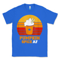 True Royal pumpkin spice af retro vintage background happy halloween Classic Tee - longCreatives