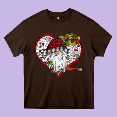 Valentine's Day Gnome Heavy Core Tee Designed By Bettercallsaul