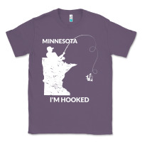 Lavender MN Minnesota Fishing T Gift for Fishermen and Anglers Classic Tee - longCreatives