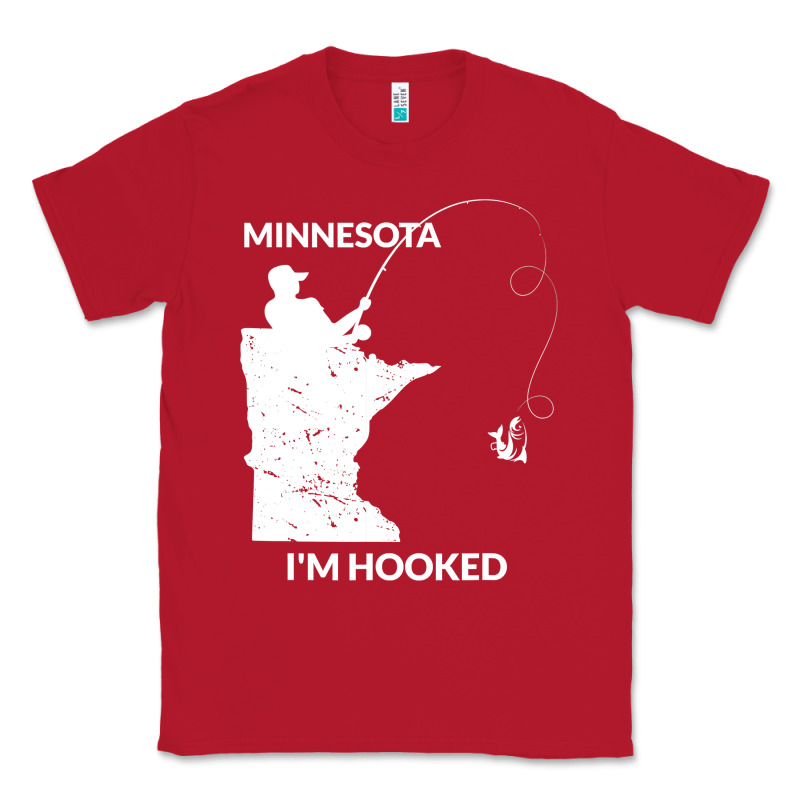 Mn Minnesota Fishing T Gift For Fishermen And Anglers Classic Tee by longCreatives | Teevron