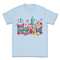 Dusty Blue valentines day coffee Classic Tee - Jasminsmagicworld