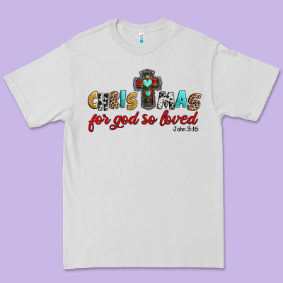 Christmas For God So Loved John 3 16 Premium Tee Designed By Jasminsmagicworld