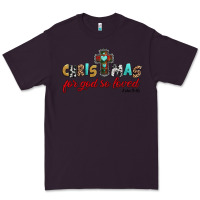 Plum christmas for god so loved john 3 16 Premium Tee - Jasminsmagicworld