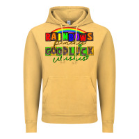Vintage Mustard Rainbows pinches good luck wisher St. Patrick's Vintage Hoodie - CowGirlArtShop