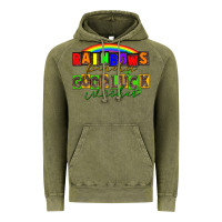Vintage Olive Rainbows pinches good luck wisher St. Patrick's Vintage Hoodie - CowGirlArtShop