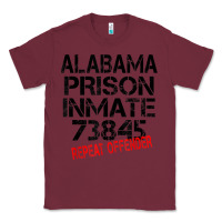 Burgundy halloween alabama prisoner party costume tshirt Classic Tee - longCreatives