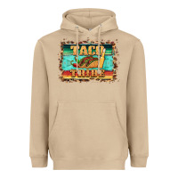 Mushroom taco tribe western background Heavyweight Hoodie - BarkalooDesign