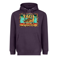 Plum taco tribe western background Heavyweight Hoodie - BarkalooDesign
