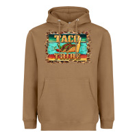 Toasted Coconut taco tribe western background Heavyweight Hoodie - BarkalooDesign