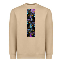 Mushroom Black Cat Halloween Heavyweight Sweatshirt - LillyAllenDesigns