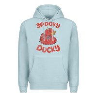 Blue Mist spooky devil rubber duck halloween Premium Hoodie - longCreatives