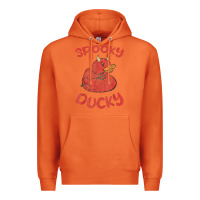 Carrot spooky devil rubber duck halloween Premium Hoodie - longCreatives