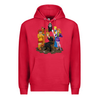 Cardinal surprise!  scooby dog with friends funny halloween Premium Hoodie - longCreatives