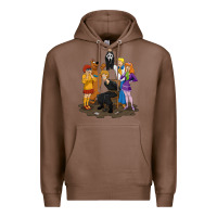 Chestnut surprise!  scooby dog with friends funny halloween Premium Hoodie - longCreatives