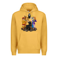 Mustard surprise!  scooby dog with friends funny halloween Premium Hoodie - longCreatives