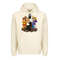Sandshell surprise!  scooby dog with friends funny halloween Premium Hoodie - longCreatives