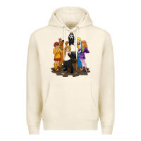 Tofu surprise!  scooby dog with friends funny halloween Premium Hoodie - longCreatives