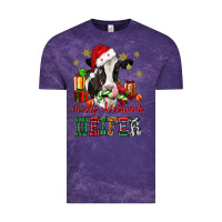 Cloud Purple merry christmas heifer cow Vintage Tee - CowGirlArtShop