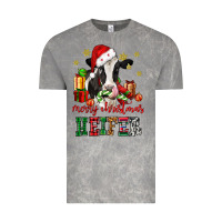 Cloud Rock merry christmas heifer cow Vintage Tee - CowGirlArtShop
