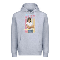 Heather Grey Matt Dillon - Retro Aesthetic Design Premium Hoodie - longCreatives