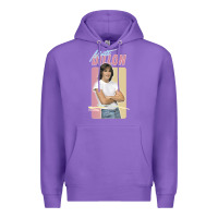 Purple Matt Dillon - Retro Aesthetic Design Premium Hoodie - longCreatives