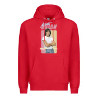 Red Matt Dillon - Retro Aesthetic Design Premium Hoodie - longCreatives