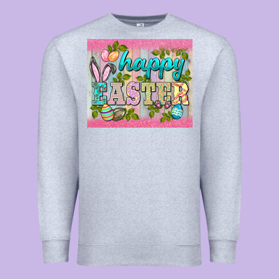 Happy Easter Mousepad Premium Sweatshirt Designed By Barkaloodesign