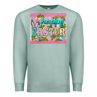Seafoam happy easter mousepad Premium Sweatshirt - BarkalooDesign