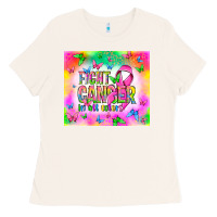 Bone Fight Cancer in all colors Ladies Tee - NancyCooperArtShop