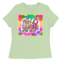 Matcha Fight Cancer in all colors Ladies Tee - NancyCooperArtShop