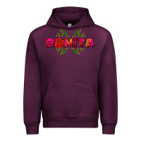 Mauve Wine bonita Urban Hoodie - AdoDesignShop