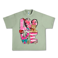 Oil Green Love Valentine's Day Urban Heavy Tee - HowdyJamesFarm