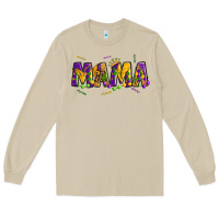 Mushroom mama mardi gras Long Sleeve Tee - OliviaCreatesArt
