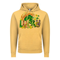 Vintage Mustard Feeling lucky St. Patrick's Day Vintage Hoodie - CowGirlArtShop