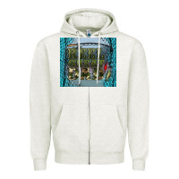 Oatmeal Heather reel great dad Zipper Hoodie - Artiststas