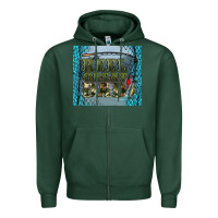 Sports Green reel great dad Zipper Hoodie - Artiststas