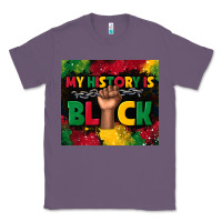 Lavender my history is black Classic Tee - TumblerDesignByShophia