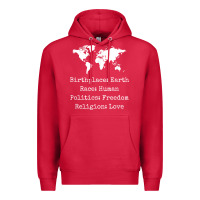 Cardinal birthplace earth race human politics freedom religion love t shirt Premium Hoodie - longCreatives