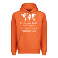 Carrot birthplace earth race human politics freedom religion love t shirt Premium Hoodie - longCreatives