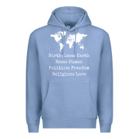 Colony Blue birthplace earth race human politics freedom religion love t shirt Premium Hoodie - longCreatives