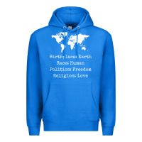 True Royal birthplace earth race human politics freedom religion love t shirt Premium Hoodie - longCreatives