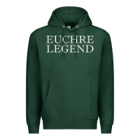 Sports Green euchre tee shirt funny euchre player gift idea euchre legend Premium Hoodie - longCreatives