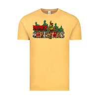 Vintage Mustard merry christmas  cross Vintage Tee - CowGirlArtShop