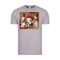 Merry Christmas Goats Tumbler Vintage Tee | Teevron