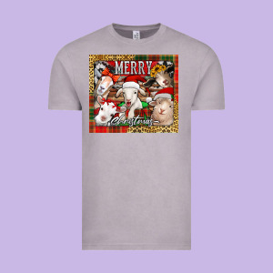Merry Christmas Goats Tumbler Vintage Tee Designed By Jasminsmagicworld