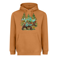 Meerkat mama bear trees Heavyweight Hoodie - BarkalooDesign