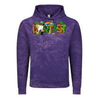 Cloud Purple St. Patrick's Day Dentist Vintage Hoodie - CowGirlArtShop
