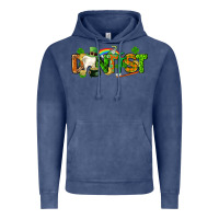 Vintage Denim St. Patrick's Day Dentist Vintage Hoodie - CowGirlArtShop
