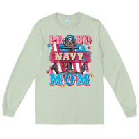 Matcha Proud navy Mom Mother's Day Long Sleeve Tee - FaDigitalArtStudio